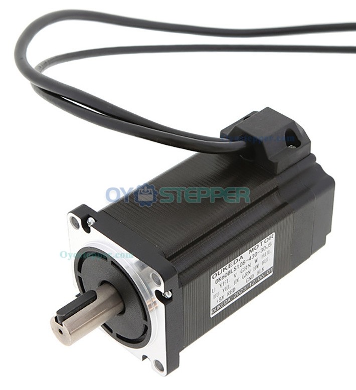 Oukeda Brushless DC Motor & BLDC Driver Kit 95.55Ncm 300W 24V/48V 3000RPM 3 Phase